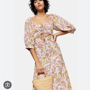 NWT TOPSHOP Maxi Floral Dress